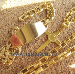 SET Lant +medalion+bratara INOX ( otel inoxidabil ) cod mihasem496