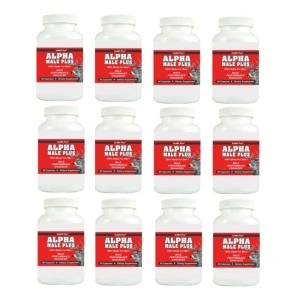 ALPHA MALE PLUS - Sexual Performance Enhancer - 12 Bottles