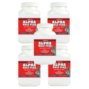 ALPHA MALE PLUS - Sexual Performance Enhancer - 5 Bottles