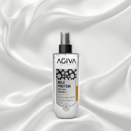 Balsam spray fara clatire Agiva Milk Protein Amino Complex 200 ml - Img 3