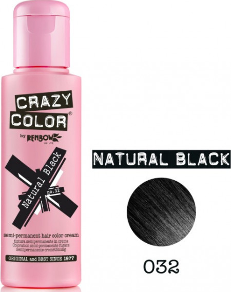 Crazy Color 032 natural black 100 ml