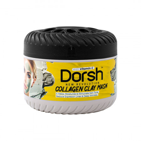 DORSH CLAY MASK - COLLAGEN WITH VITAMIN C DEEPLY CLEANSES & PURIFIES 400 G