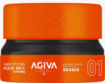 Agiva Styling Hair Wax Aqua Strong - Orange 155 Ml