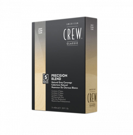 American CREW PRECISION BLEND LIGHT 40ml (x3)