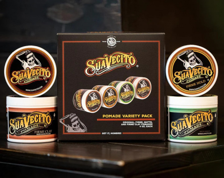 Kit 4 pomade Suavecito K106NN Pomade Variety Pack - Img 3