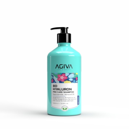 Sampon pentru hidratare Agiva 8D Hyoluron Pro Care Shampoo 1000 Ml