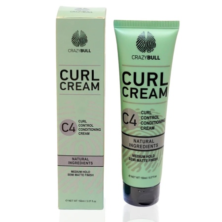 Crazy Bull C4 Curl Cream 150 ml - made in UK