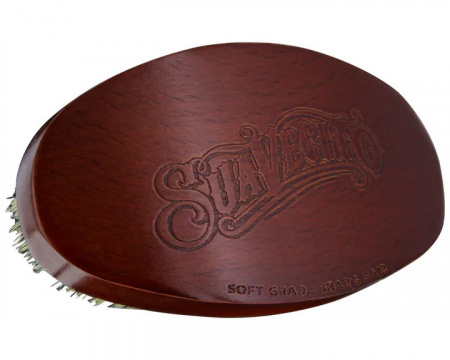 Suavecito K-C141 Cherry Wood Beard Brush - Mid Grade Hair - Img 3