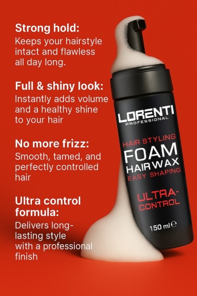 Spuma Ceara Lorenti hair foam wax 150 ml - Img 3