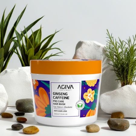 Masca impotriva caderii parului Agiva Caffeine Ginseng Pro Care Hair Mask 300 ml - Img 3