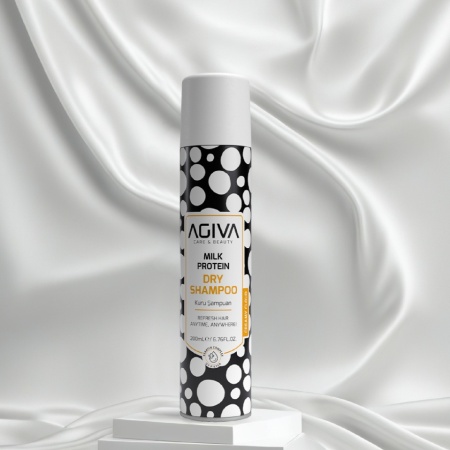 Sampon uscat Agiva Milk Protein Amino Complex Pro Care Dry Shampoo 200 ml - Img 2