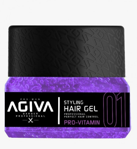 Agiva Styling Hair Gel Pro Vitamin - Purple 700 Ml