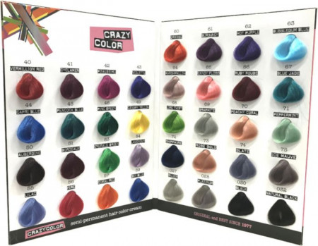 Crazy Color shade chart small
