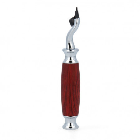 Depot wood and steel luxury home razor for 3 blades