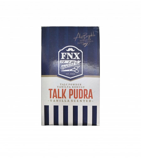 FNX BARBER TALC POWDER BY ALI BIYIKLI-VANILLA 250 GR
