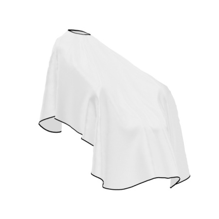 Pelerina Pro Cape mikro culoare alba fara model - Img 2