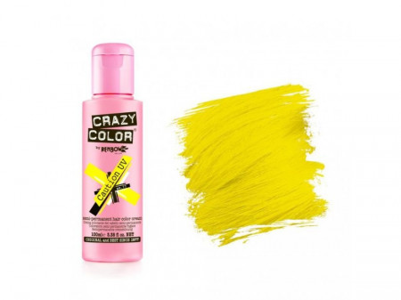 Crazy Color caution neon yellow 100 ml