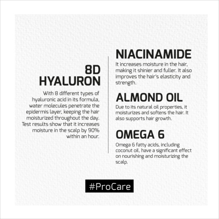 Spray balsam fara clatire Agiva 8D Hyoluron Pro Care Liquıd Hair Conditioner 200 ml  - Img 3