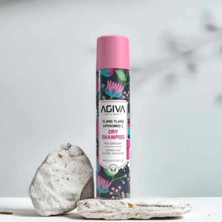 Sampon uscat Agiva Ylang Ylang Lıpozom C pro Care Dry Shampoo 200 ml - Img 2