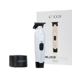 Masina de contur Cocco Veloce Pro trimmer Pearl White - articol profesional doar pentru frizeri si stilisti - Img 8