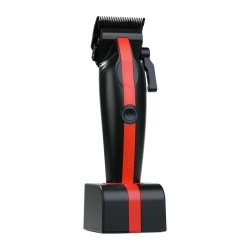 Masina de tuns Cocco Veloce Lite Clipper black/red - articol profesional doar pentru frizeri si stilisti - Img 8