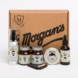 Morgan's moustache and beard gift set