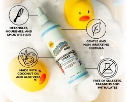 Spray de descurcat parul pentru copii Suavecito kids detangling spray 237 ml - Img 6