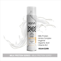 Fixativ Agiva Milk Protein Amino Complex Pro Care Hair Spray 250 ml - Img 2