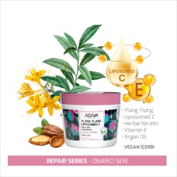 Masca de par pentru reparare Agiva Ylang Ylang Lıpozom C Pro Care Hair Mask 300 ml - Img 2