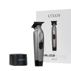 Masina de contur Cocco Veloce Pro trimmer Grey - articol profesional doar pentru frizeri si stilisti - Img 5