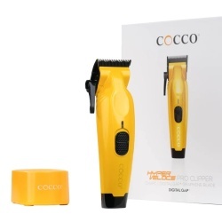Masina de tuns Cocco Hyper Veloce Yellow - articol profesional doar pentru frizeri si stilisti - Img 6