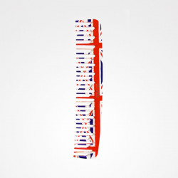 Pieptene par ZZPEI44491 PROFESSIONAL COMB UNION JACK LINE N.6
