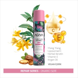 Sampon uscat Agiva Ylang Ylang Lıpozom C pro Care Dry Shampoo 200 ml - Img 4