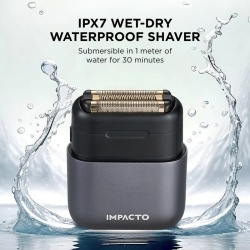 Shaver Cocco Impacto Grey - articol profesional doar pentru frizeri si stilisti - Img 2