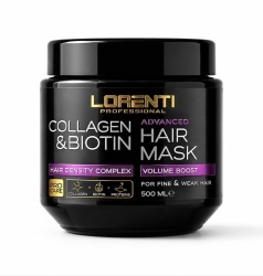 Masca pentru par Lorenti collagen & biotin hair mask 500 ml