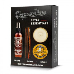 Set cadou barbati Dapper Dan Style Essentials Pack Matt Paste ( pomada + salt spray + styling comb )