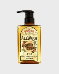 Gel de spălare 3 în 1 Brosh All Wash Wood Seed, păr, față și corp, 400 ml