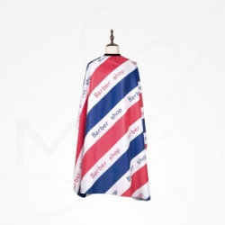 Pelerina tuns ZZTEX43538 CUTTING CAPE FOR MAN STRIPES BARBER TEXAS