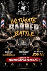 Ultimate Barber Battle 2026 - Bucuresti - 6 Decembrie 2026