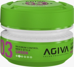 Ceara de par mata Agiva Styling Hair Wax Matte Paste - Green 175 Ml