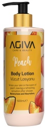 Lotiune de corp Agiva Care & Beauty Body Lotion Peach 500 ml