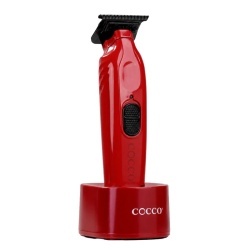 Masina de contur Cocco Hyper Veloce trimmer Red - articol profesional doar pentru frizeri si stilisti