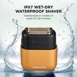Shaver Cocco Impacto Gold - articol profesional doar pentru frizeri si stilisti - Img 4
