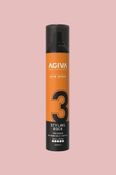 Fixativ fixare foarte puternica Agiva Hair Styling Spray Mega Strong Orange - Rock 400 Ml