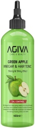 Lotiune pentru control sebum Agiva Green Apple Hair Vinegar & Tonic 400 ml