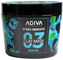 Masca pentru fata Clay Agiva Menthol-Clay Hydra Energetic Mask 300 Ml