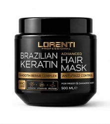 Masca pentru par Lorenti Brazilian keratin hair mask 500 ml