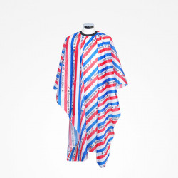 Pelerina tuns ZZTEX44649 BARBER CAPE STRIPE ICONS