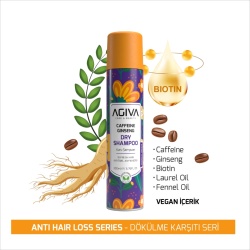 Sampon uscat Agiva Caffeine Ginseng Pro Care Dry Shampoo 200 ml - Img 2