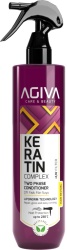 Spray balsam fara clatire Agiva Keratin Complex Two Phase Conditioner 400 ml